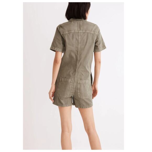 Madewell Garment-Dyed Relaxed Coverall Romper Size XXS - Picture 2 of 10